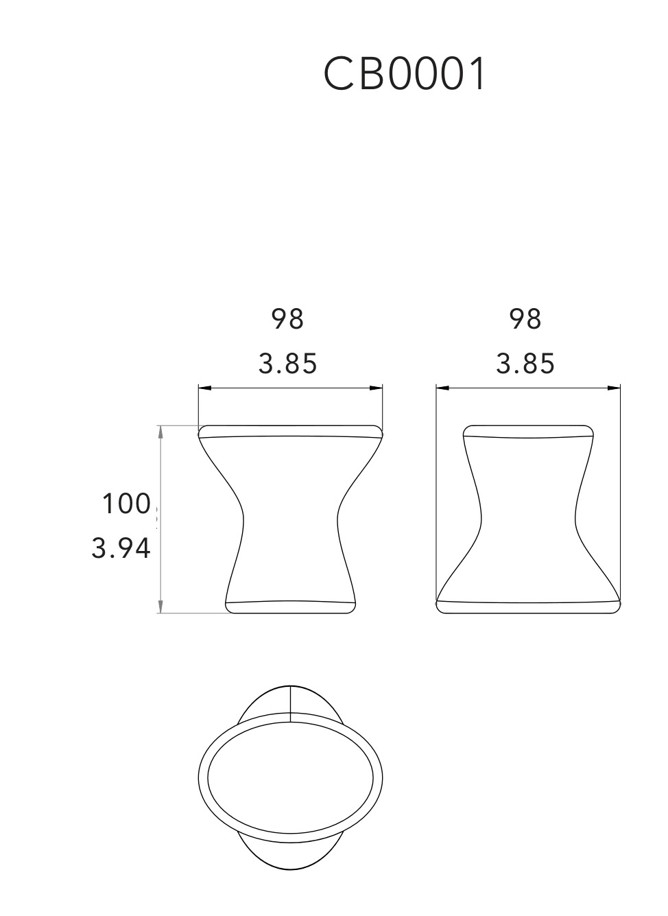 Cabideiro Curupira · desenho técnico com medidas